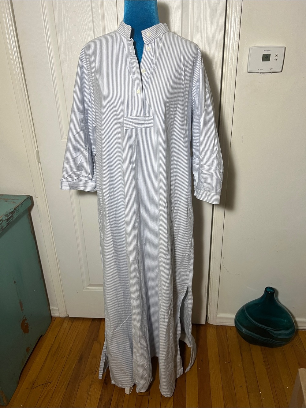 The Sleep Shirt Canada Cotton Full Length Sleep Dress Medium